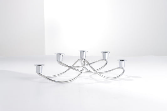 Silver S/S Steel Candelabra