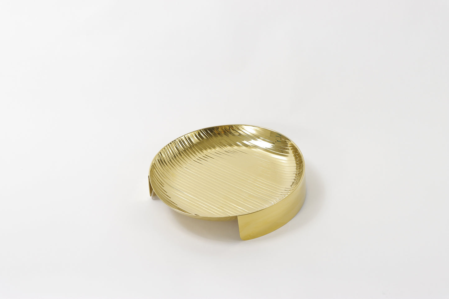 Gold S/S Steel Serving Tray