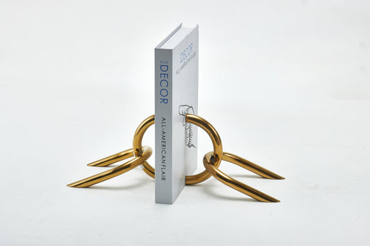 Gold S/S Steel Lock Bookend