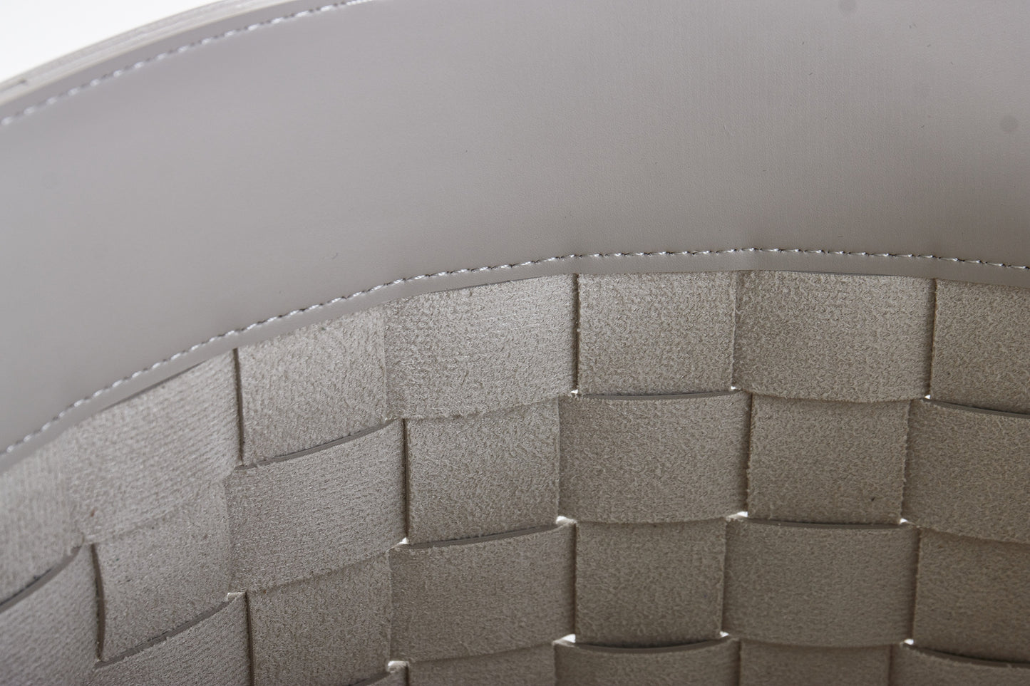 PU LEATHER WOVEN LEATHER BASKET