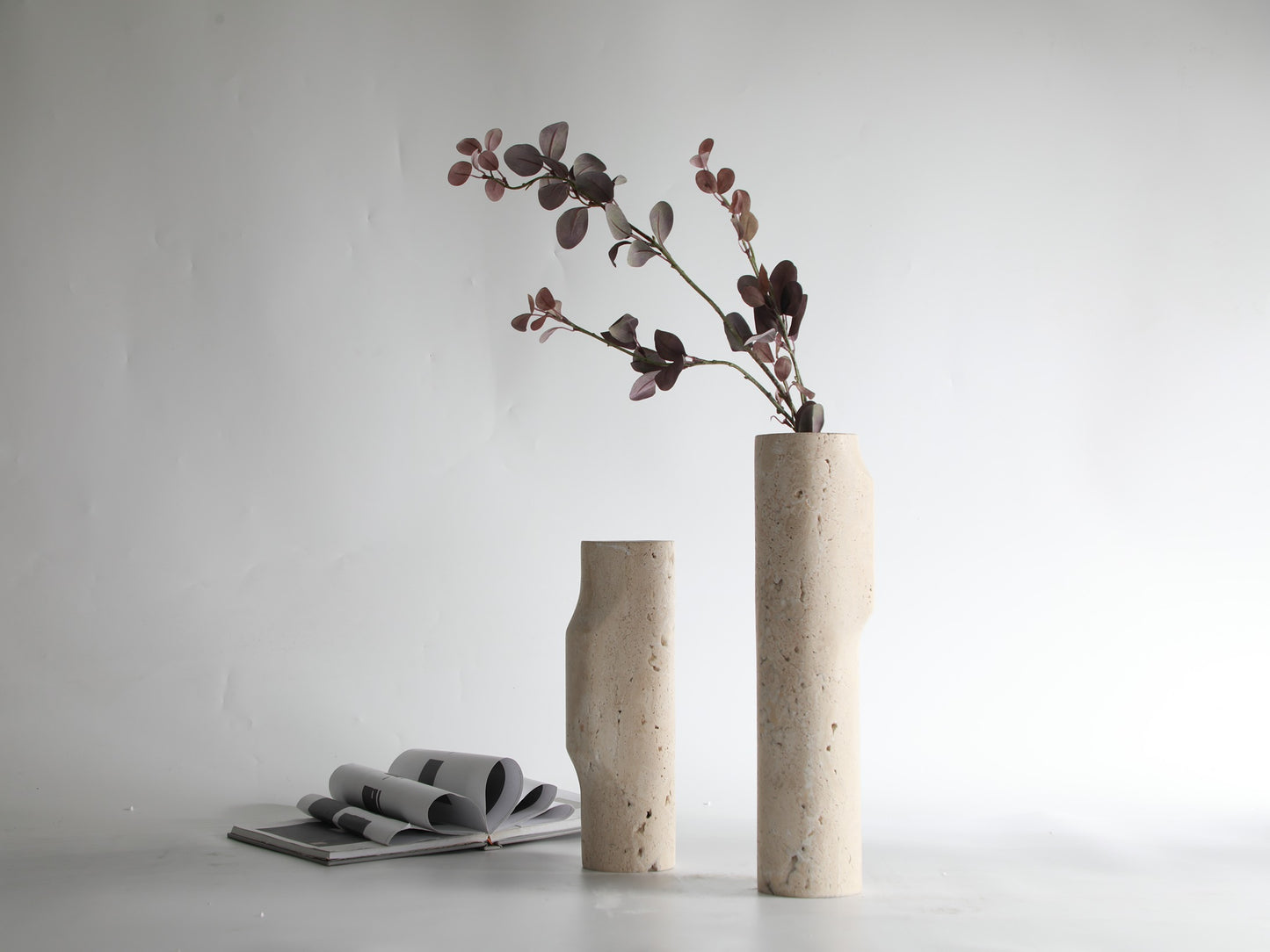 TRAVERTINE VASE
