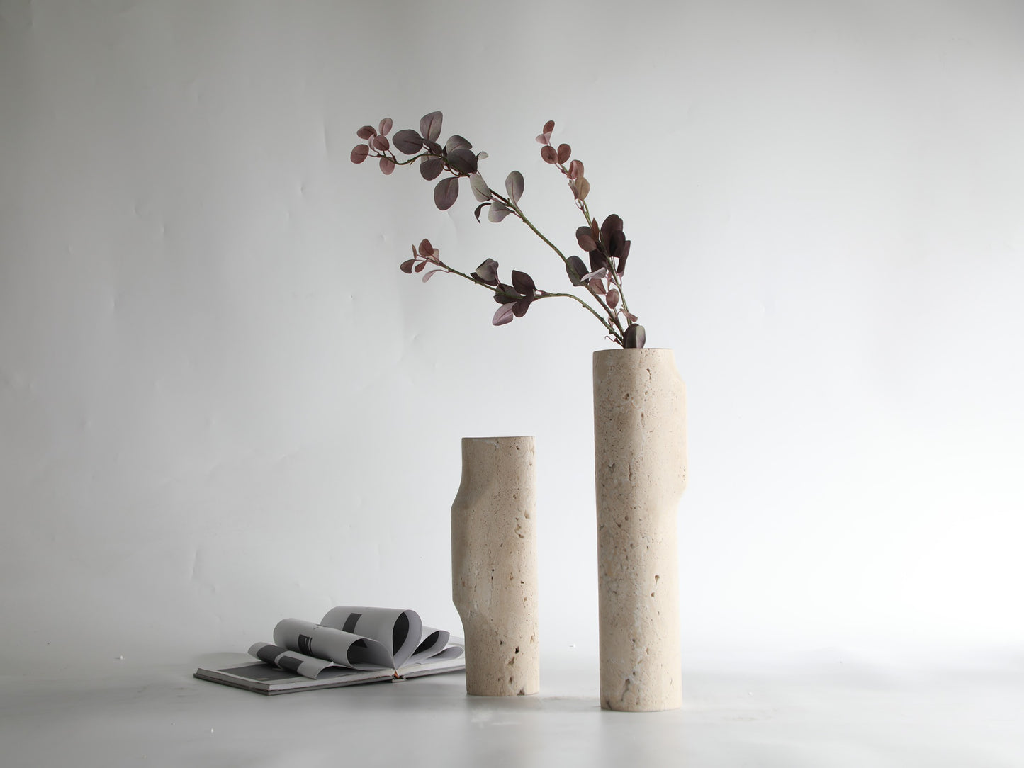 TRAVERTINE VASE