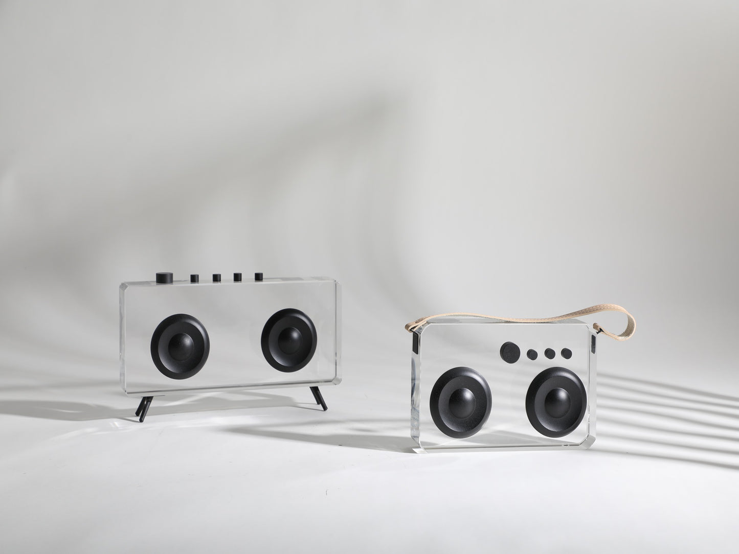 TRANSPARENT CAMERA ORNAMENTS SCULPTURE