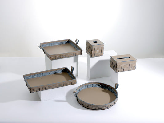 KHAKI KNITTING TRAY