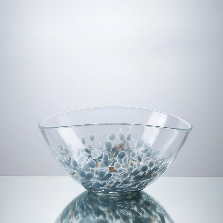 GREEN GLASS FRUITS PLATE