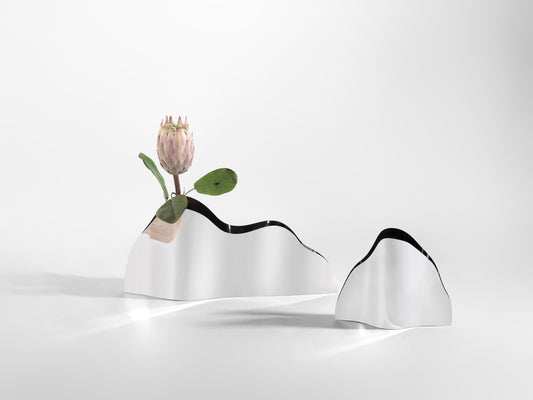 NOVEL STAINLESS STEEL VASE