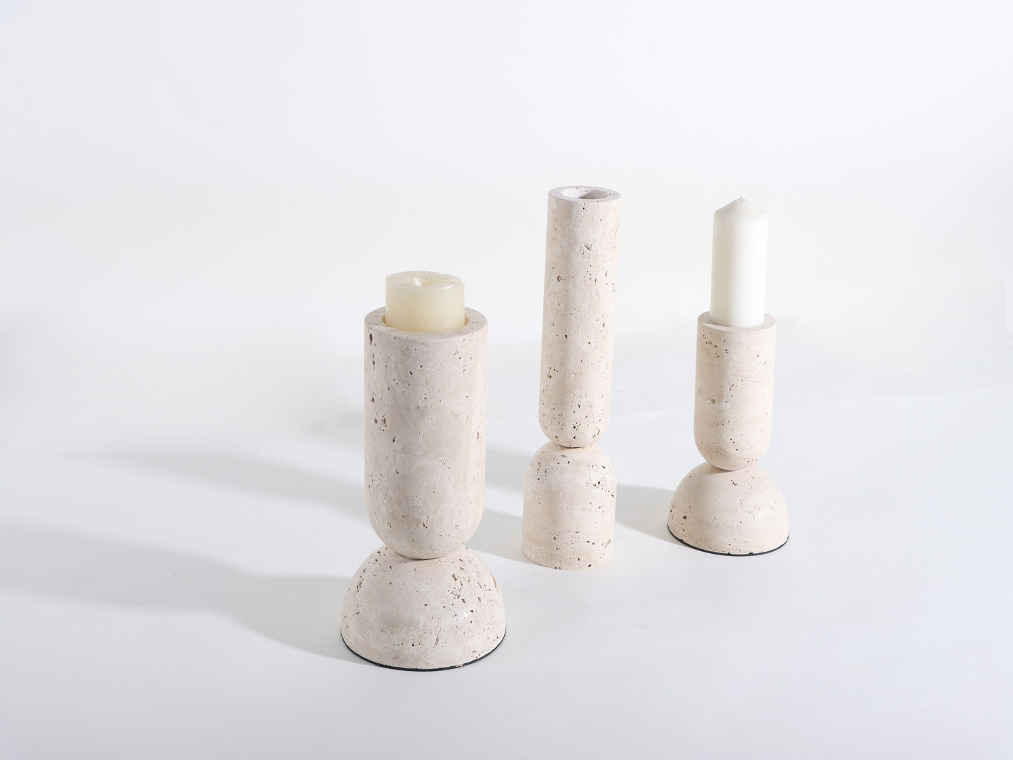 LEWES MARBLE CANDLE HOLDER