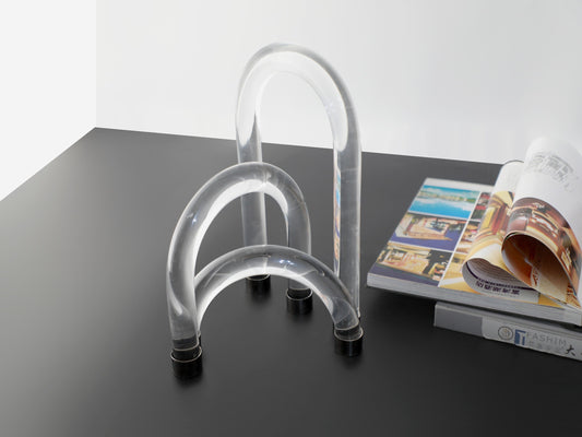 GEOMETRIC ARCH STAGGERED DESKTOP SCULPTURE