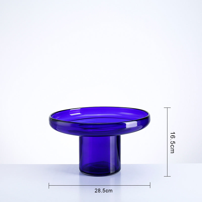 ROYAL BLUE GLASS VASE