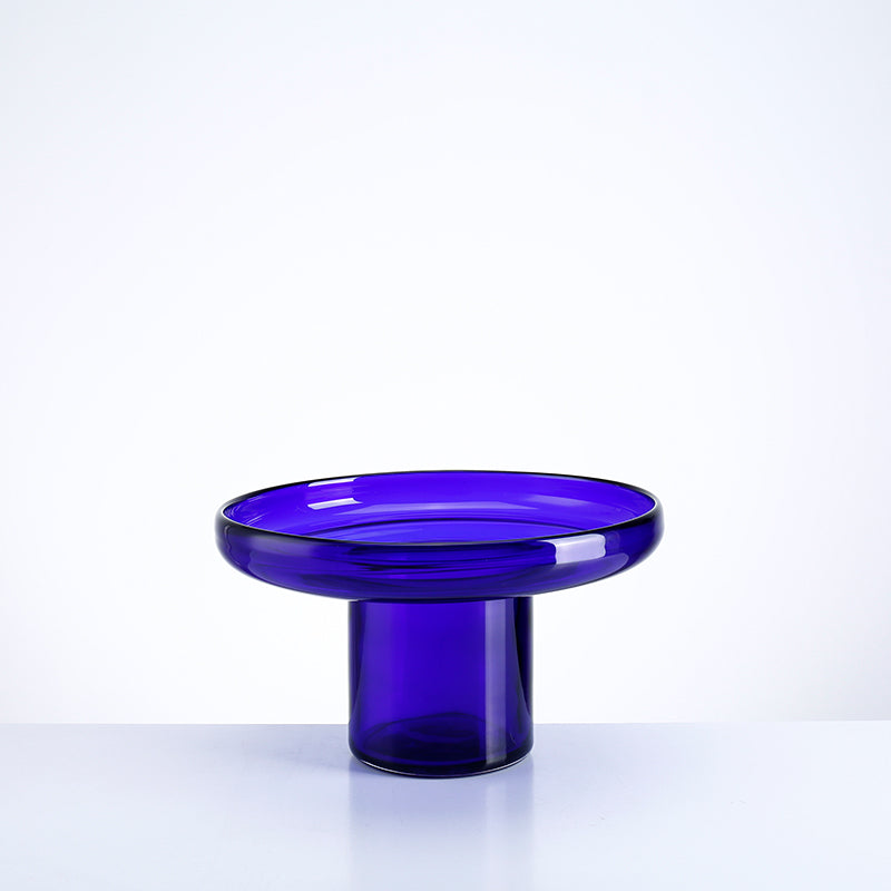 ROYAL BLUE GLASS VASE