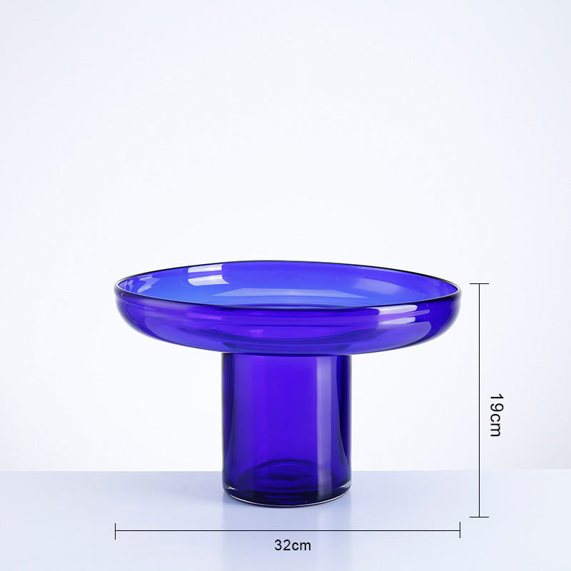 ROYAL BLUE GLASS VASE