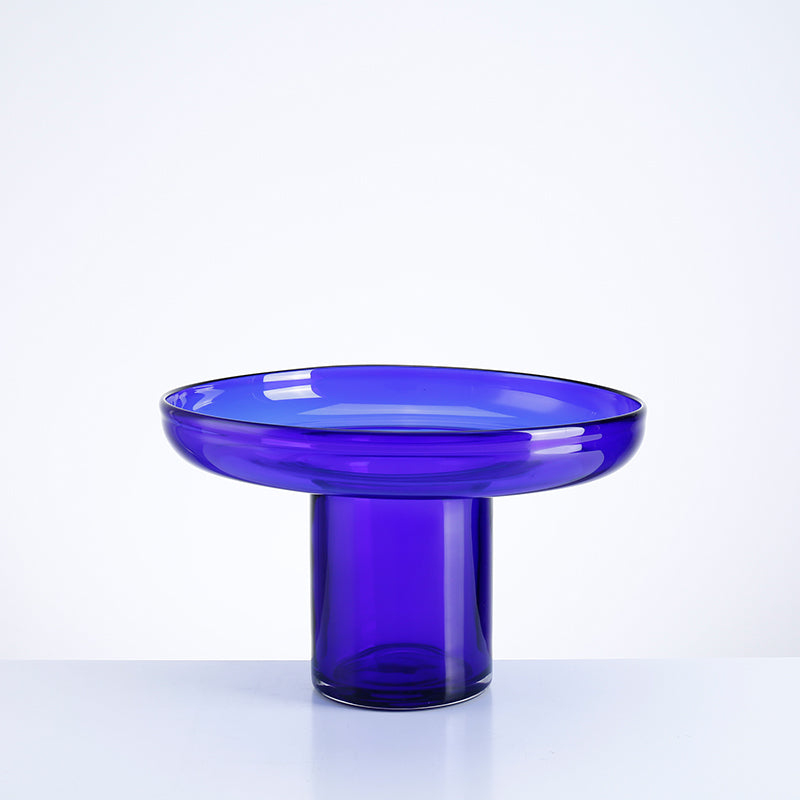 ROYAL BLUE GLASS VASE