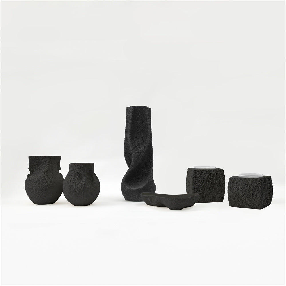 ZK CERAMIC VASE BLACK