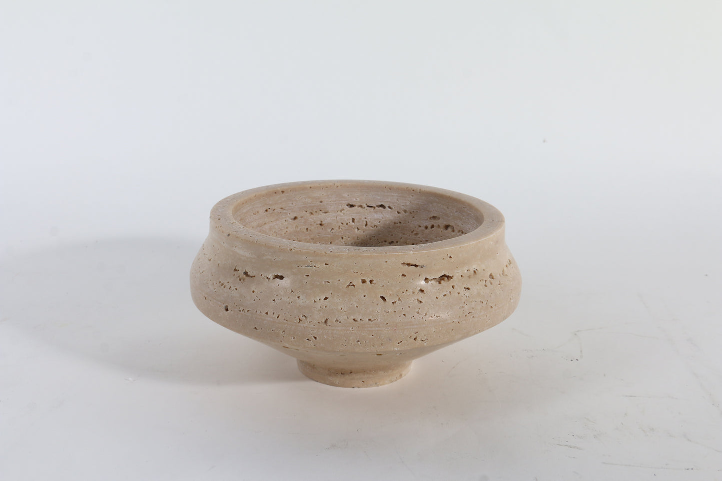 TRAVERTINE ROUND TRAY