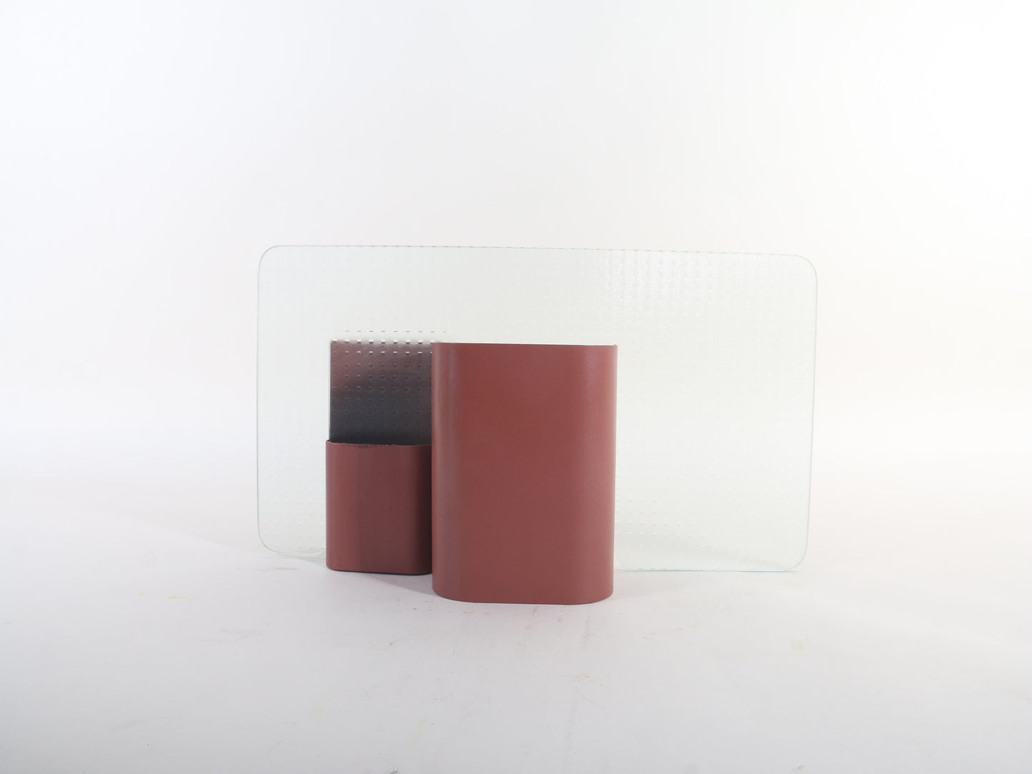 RED SQUARE FLOWER VASE