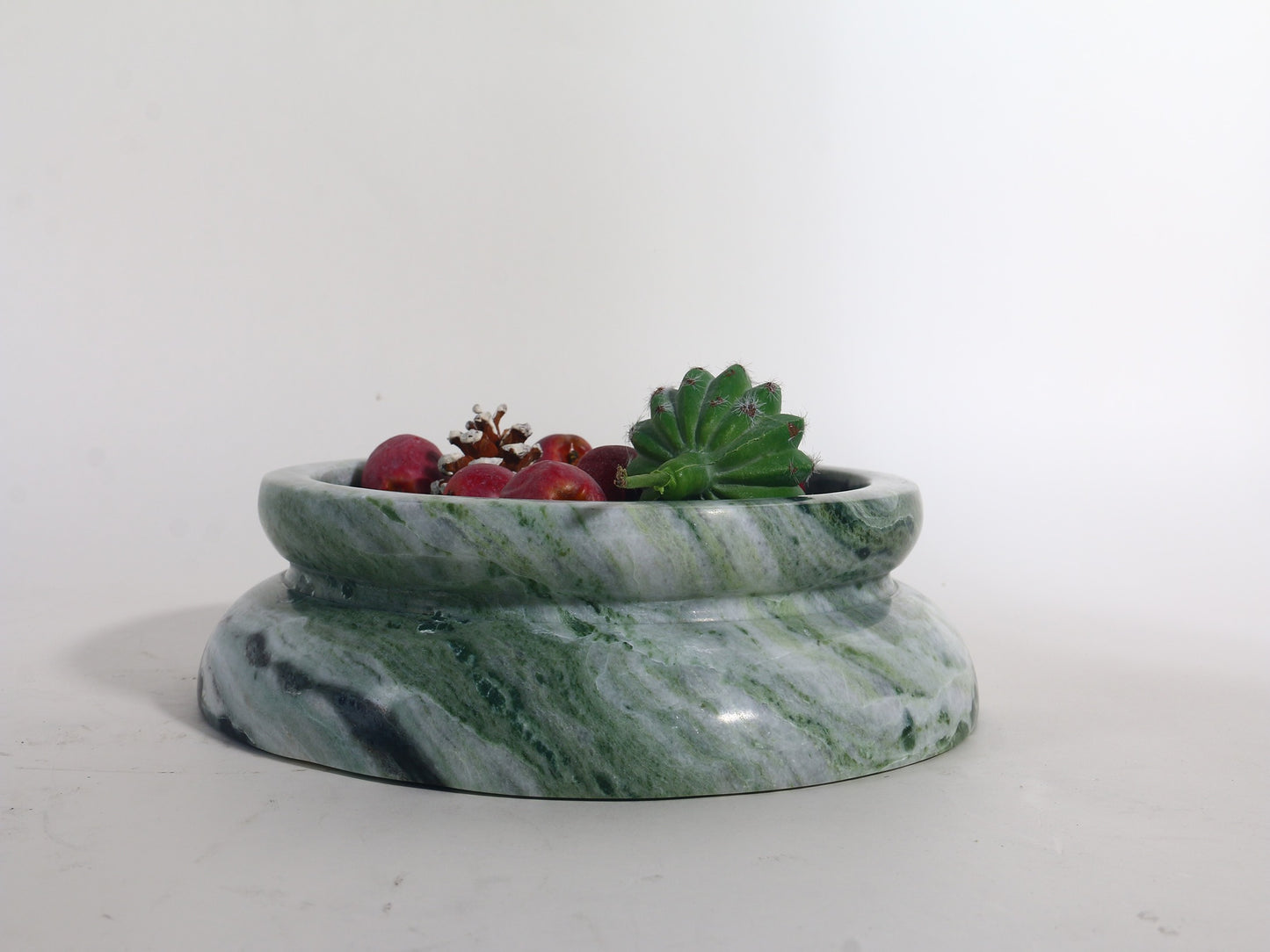 VINTAGE GREEN MARBLE TRAY