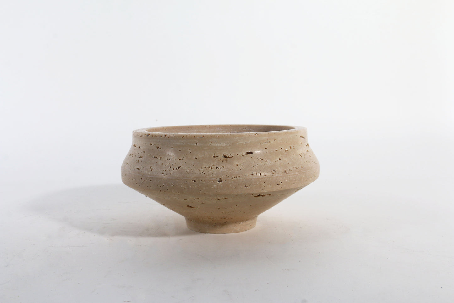 TRAVERTINE ROUND TRAY