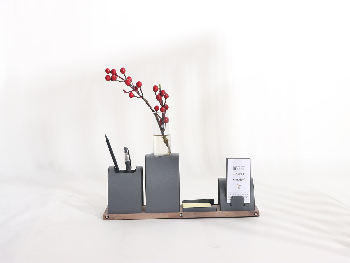 GREY OFFICE STATIONERY SET