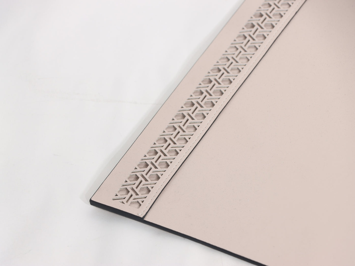 BEIGE OFFICE LEATHER MAT