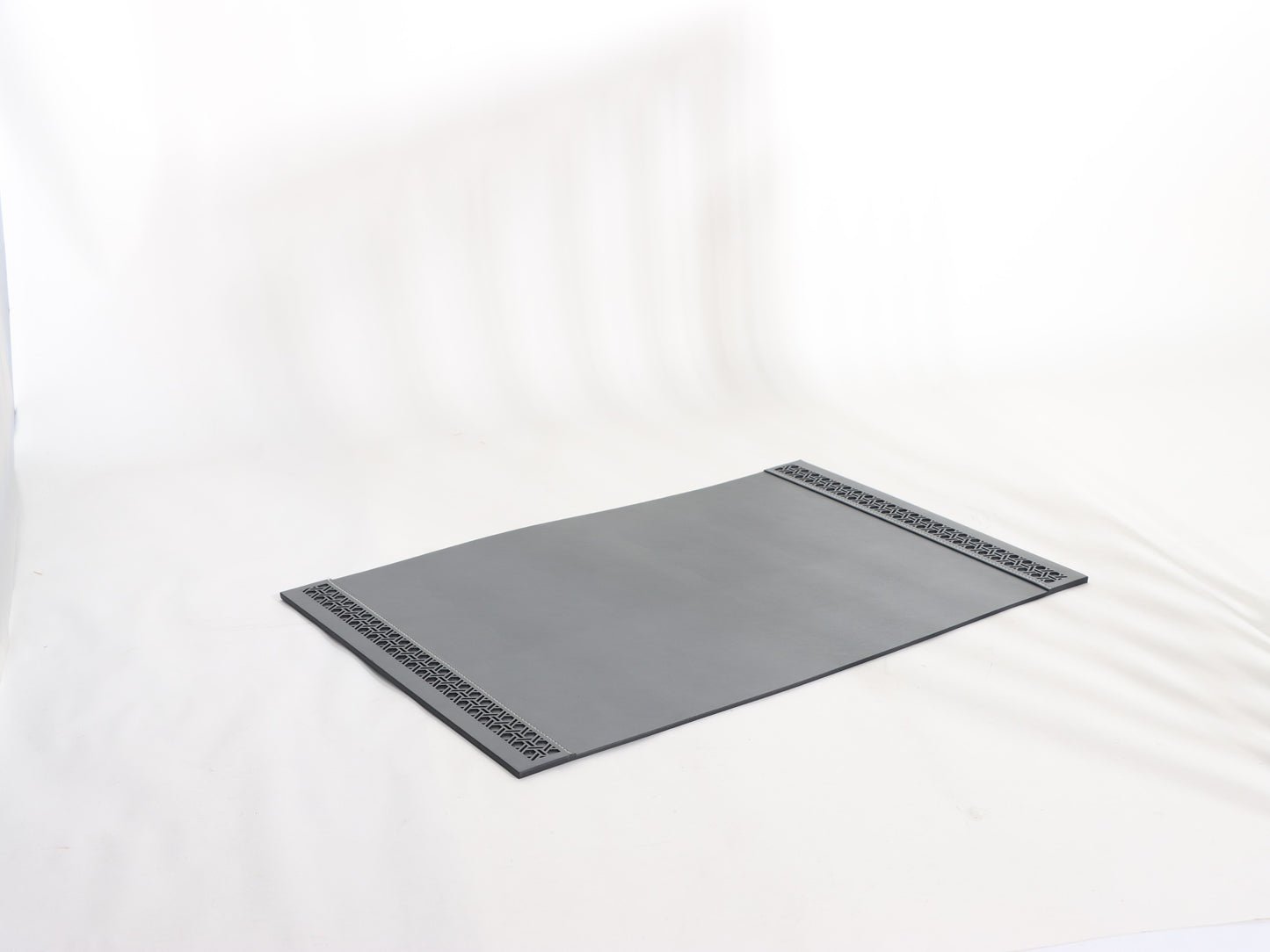 GREY OFFICE LEATHER MAT