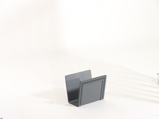 GREY OFFICE MAGAZINE & BOOK HOLDER