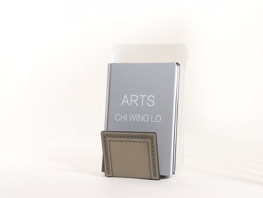 KHAKI OFFICE MAGAZINE & BOOK HOLDER