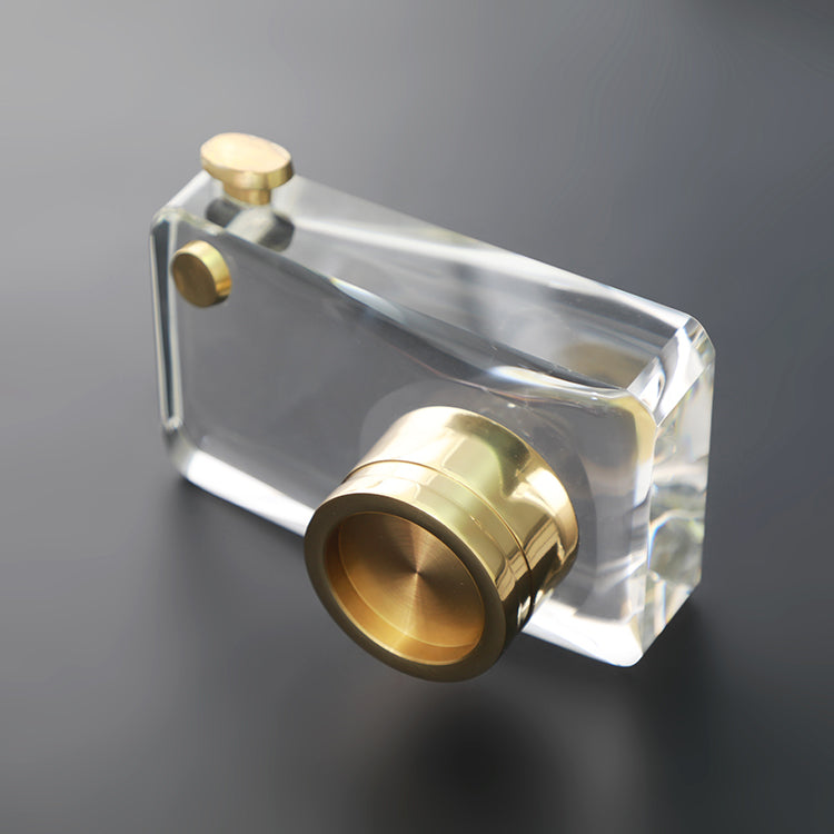 CAMERA CRYSTAL SCULPTURE