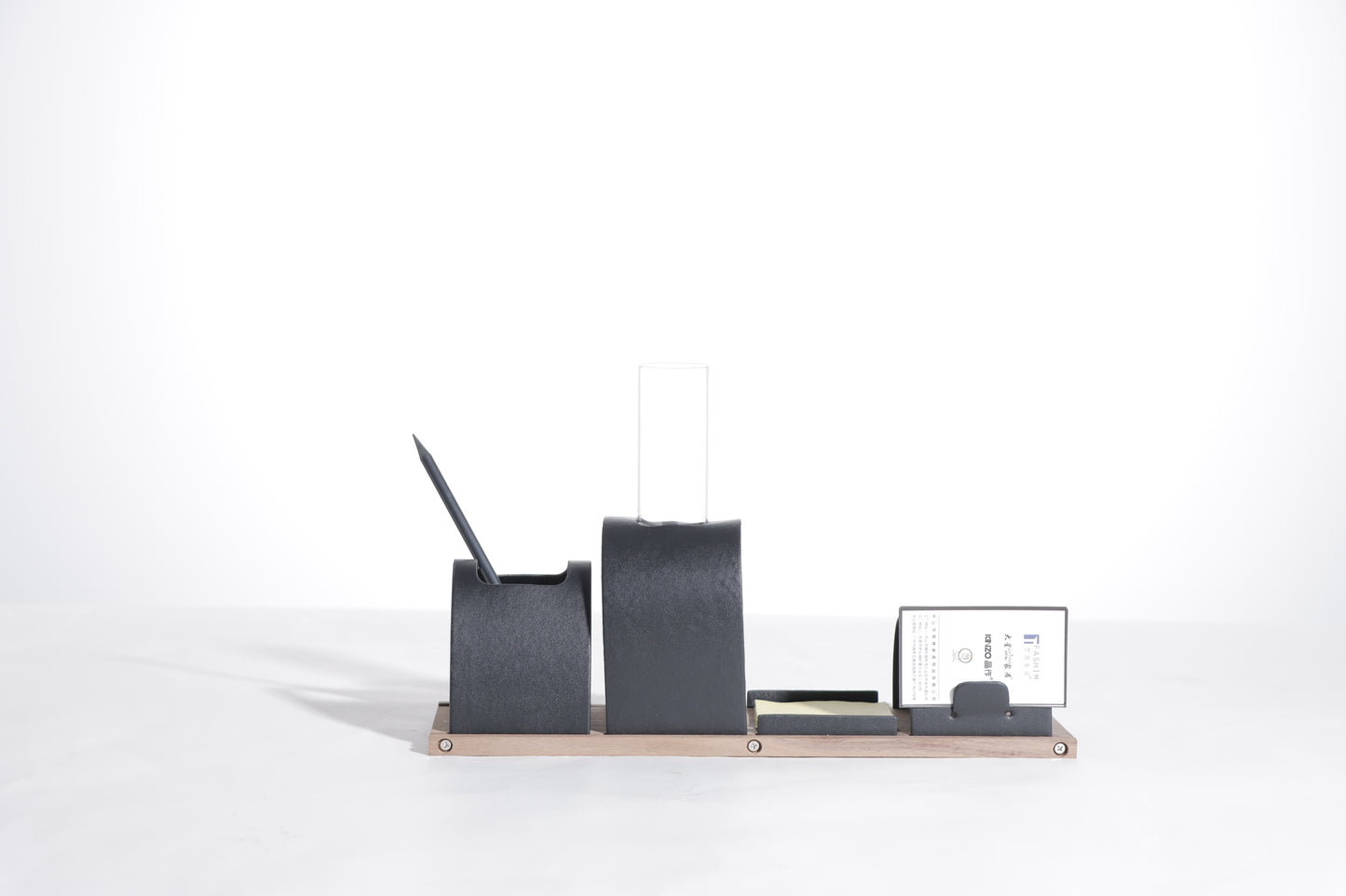 BLACK OFFICE STATIONERY SET
