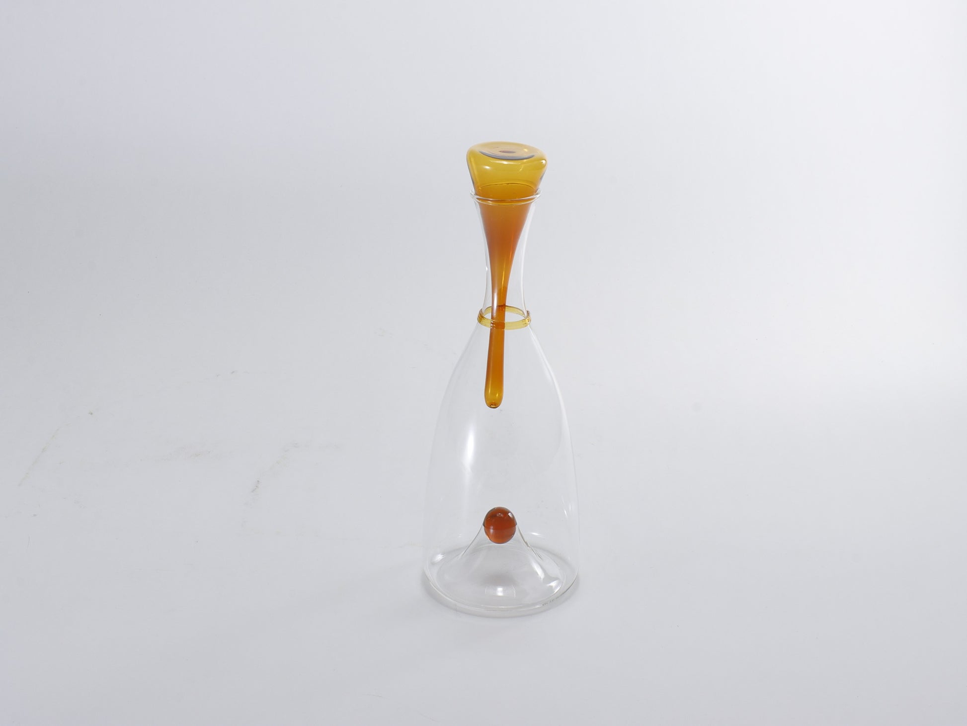 Amber Glass Sculpture 2